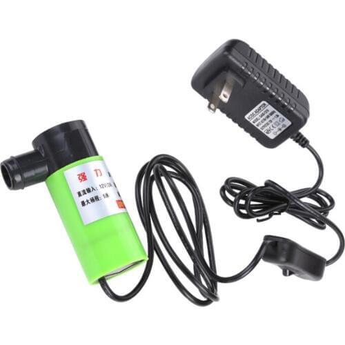 30W 12V Mini Submersible Water Pump Clean Pond Grooving Drilling Machine Improvement 12v Submersible Pump max lift 5/10/15m