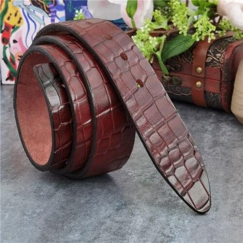 Luxury Desiger Belt Carving Leather Mens Belt Without Buckle Ceinture Leather Belt Men Without Buckles Waist Belt SP14