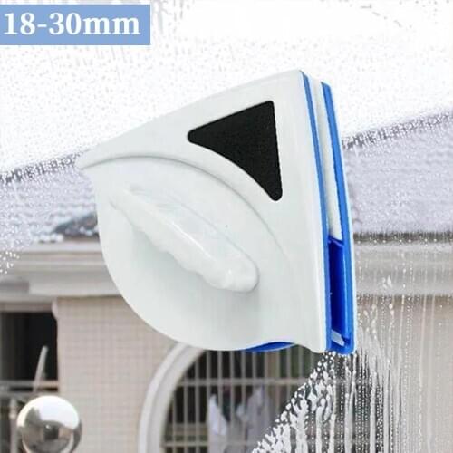 Magnetic Window Brush Glass Cleaner Brush Tool Window Wipe Double Side Magnetic Glass Brush for Washing Household Cleaning Tool
