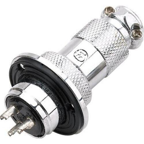 HAOGNCN Aviation Plug Socket 3 Core Round Flange DF20 Connector GX20 Aviation Plug-in Unit M19 3P