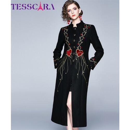 Женские длинные пальто TESSCARA China At AliExpress