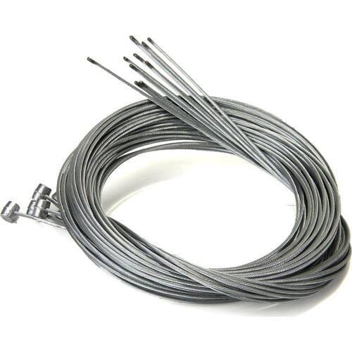 10Pcs Bicycle Brake Line 1.75M Road Bike Bicycle Brake Inner Wire Cable Line Galvanized Steel Wire Bike Cycling Accessories