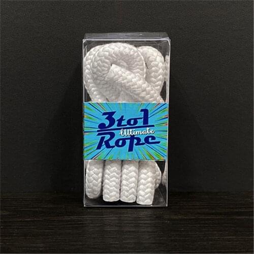 Ultimate 3 to 1 Rope Magic Tricks 3 Ropes to 1 Magia Magician Close Up Street Illusions Gimmick Props Funny Long Short Rope