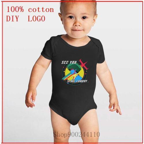 See you Space Cowboy Bebop printed Bodysuits Baby Summer Fashion One-piece Bodysuit Print Jumpsuit Clothes Outfit for kids