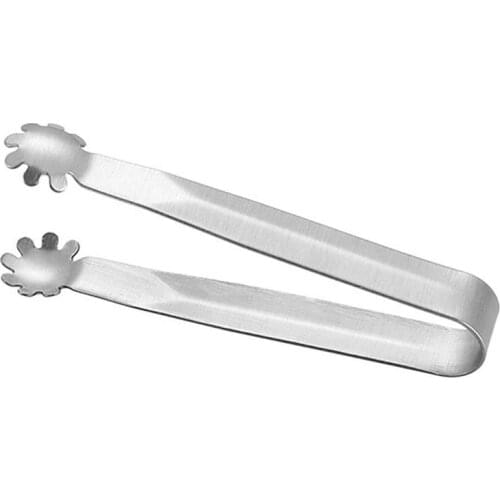 1pc Mini Ice Tongs Universal Portable Creative Stainless Steel Sugar Tongs Food Tongs Kitchen Utensil Ice Tools Accessories