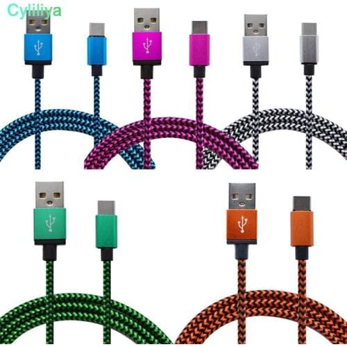 10pcs 1M 2M 3M USB C Type C Cable charging wire Type-C 3.1 Charger Cable Mobile Phone Cables for Macbook Nexus Nokia Oneplus