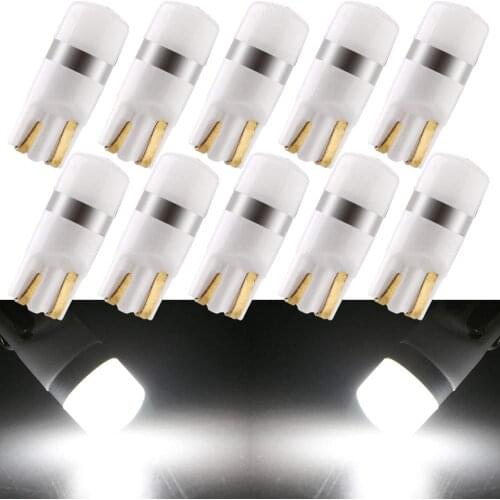 10pcs 12V Led Bulb 3030 T10 W5W LED Car Clearance Lights 168 194 Led Bulbs Car Interior Dome Reading Lights License Plate Light