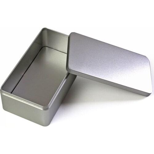 10pcs 180x98x64mm Mini iron box slide cover storage box wedding Jewelry Pill Cases portable tin boxes container