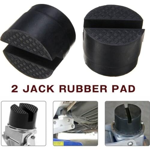2pc Universal Bracket Rubber Pad 50X38mm Automotive Jack Pads Car Jacks Rubber Plate Block For Trolley Jacking