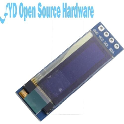 5pcs 0.91 inch 128x32 I2C IIC Serial OLED LCD Display Module for Raspberry PI arduino 0.91" 12832 SSD1306 LCD Screen