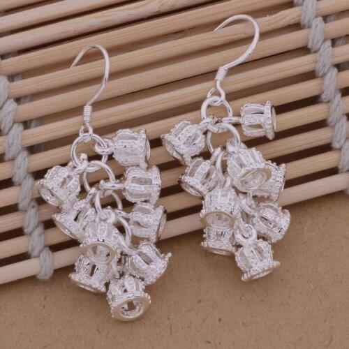 AE329 Hot sterling earrings , fashion jewelry , many birdcages /cgyakyfa araajiha silver color