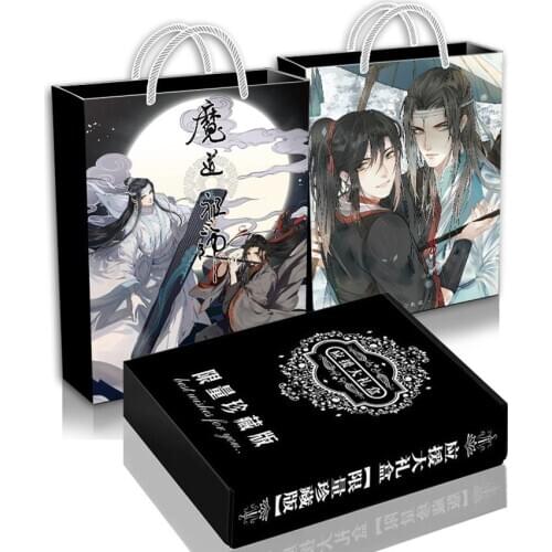 Anime Mo Dao Zu Shi Comic Set Painting Album Drawing Book Poster Gift Postcard Sticker Luxury Gift Box Anime Around