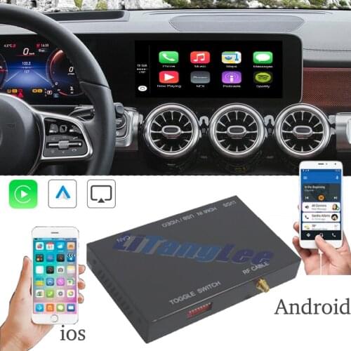 Car Camera Carplay Decoder Adapter For Mercedes Benz GLB MB X247 NTG APS Mirror Link Display Android Auto Play 360 BirdView