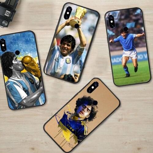 Coque Maradona Football star cover Phone Case For Xiaomi Redmi note 4 4X 8T 9 9s 10 K20 K30 cc9 9t pro lite max