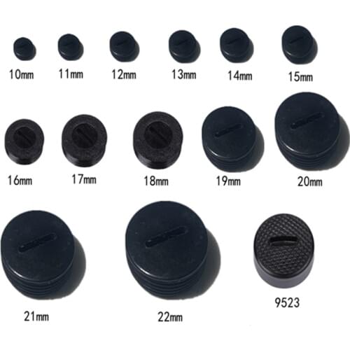 10pcs Carbon Brush Cap Replace For Bosch Makita Hitachi Dewalt Angle Grinder Electric Drill Rotary Hammer Marble cutter Saw