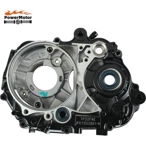 Motorcycle Left CrankCase cover with Bearing For lifan 125 LF 125cc Horizontal Kick Starter Dirt Pit Bikes Engines Parts