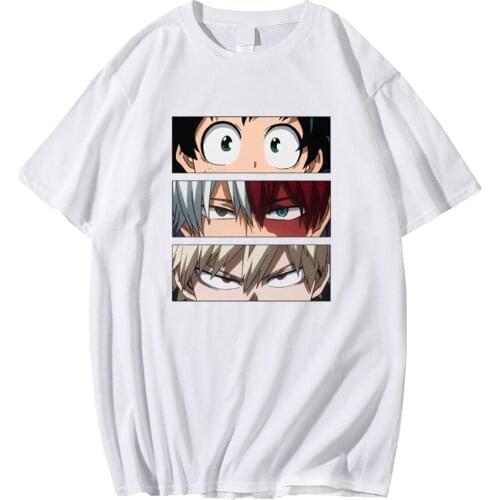 My Hero Academia Cute Anime T Shirt Women Casual Harajuku Tee Oversize Female T-Shirt Summer 2021 Woman Japan Clothes T Shirts