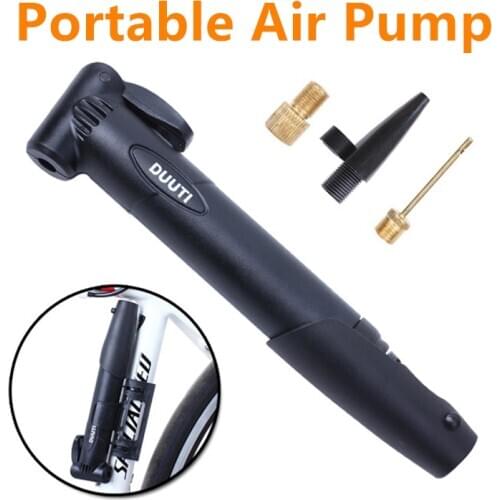 Multi-functional Portable Cycling Bike Air Pump Tyre Tire Ball Double Stroke Gas Mouth Bicycle Football Basketball Pump Tools