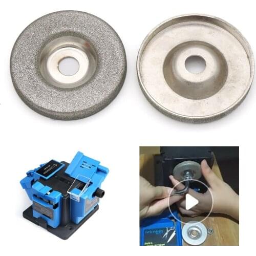 Free Ship Multifunctional Sharpener Grinding Wheel grit 180/320 Drill Bit Scissors Knives Glass Polishing Mini Bench Grind Disc
