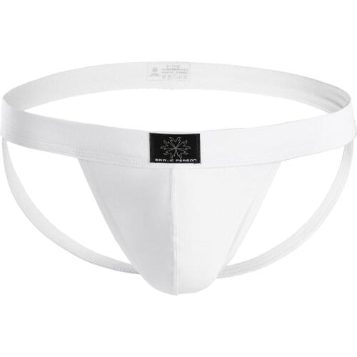 2018 Brave Person Brand Men Sexy solid G-string Thongs Men Underwear Bikini Jockstrap Men Low Rise Panties T-back Sexy tanga