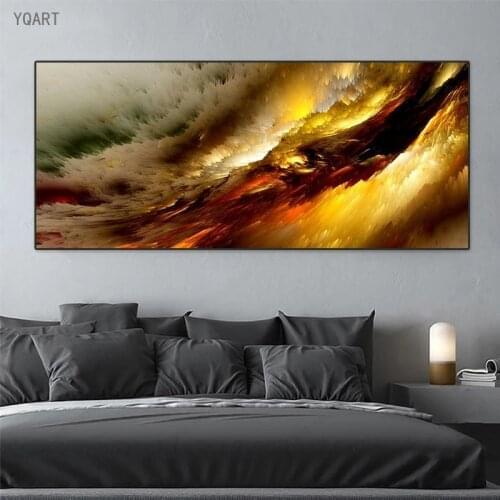Large Size Abstract Colorful Cloud Canvas Paintings on the Wall Modern Home Living Room Sofa Cuadros Wall Posters Print Pictures