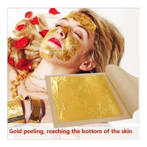 24K Real Gold Foil Specification Can Be Used For Beauty Facial Mask Essence Firming And Anti-wrinkle Purify And Detox Brighten