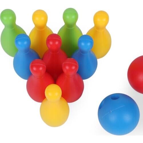 NEW Children Bowling Toy Plastic Mini Juguetes Deportivos Ball Sports And Leisure Traditional Toys For Child Gift Sports