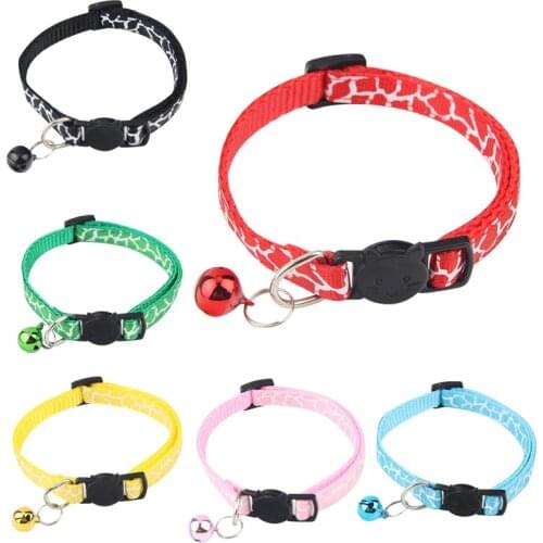 Cat Collar Cute Bell Collar For Cats Dog Teddy Pomeranian Adjustable Multicolor Bow Collars Leads Pet Collars Cat Accessories
