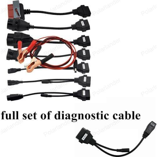 Promotion full set of car scanner diagnostic cables for TCS GDP PRO OBD2 Service auto adapter Top-Rated Best Quality for sale