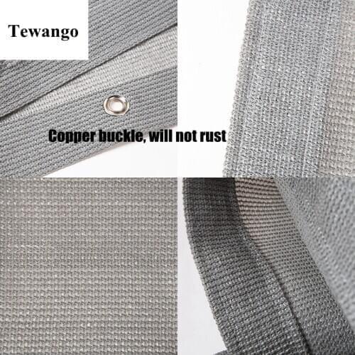 Custom size 2.4x7.8m, shipping to France Anti-UV HDPE Sunshade Net