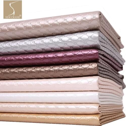 Luxury Royal Style Geometric Pattern Leatherette Sofa PU Leater Furniture Decorative Living Room Upholstery Fabric Craft Leather