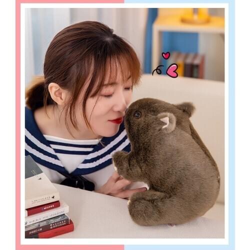 Cute 18/20/22/25cm plush lifelike New simulation Guinea pig Doll mascot stufeed soft doll christmas birthday gift for kid lover