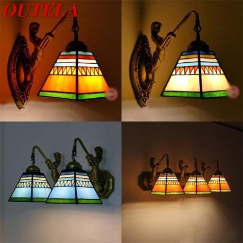 OUTELA Retro Wall Lights Sconces Modern LED Lamp Indoor Fixture For Home Bedroom Living Room