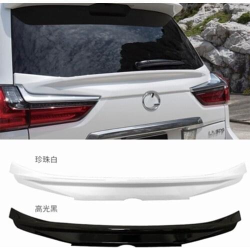For Lexus LX570 Spoiler 2016 2017 2018 2019 2020 High Quality ABS Material Car Rear Trunk Wing Accessories Body Kit