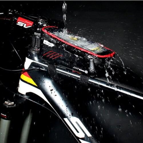 Mountain Bike Bag Rainproof Mtb Front Bag Mobile Phone Case Bicycle Top Tube Bag Cycling