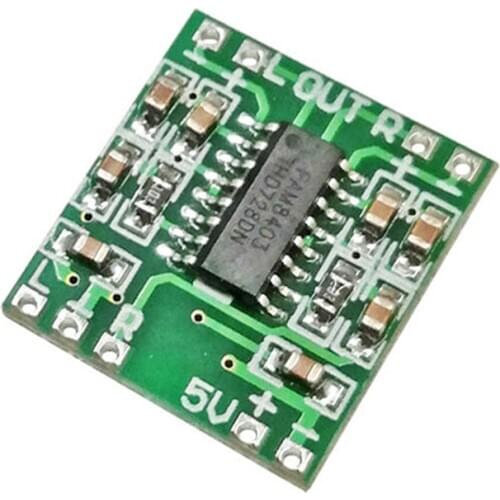 PAM8403 module Super mini digital amplifier board 2 *3W Class digital amplifier board efficient 2.5 to 5V
