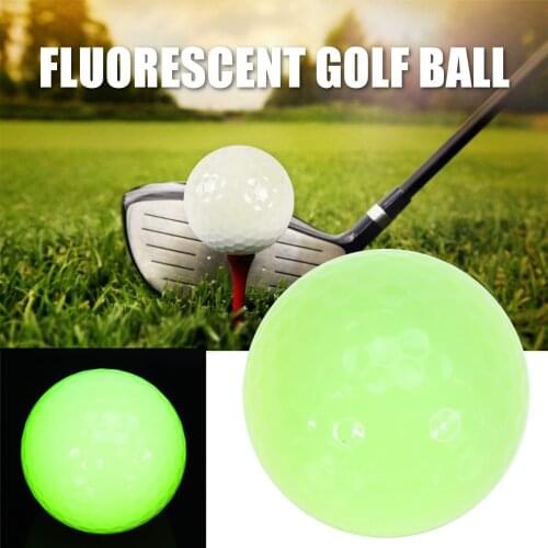 1 Pcs Luminous Golf Ball Bright Ball For Night Use Golf Training Balls Outdoor Indoor Practice Golf Balls Golf Accessories