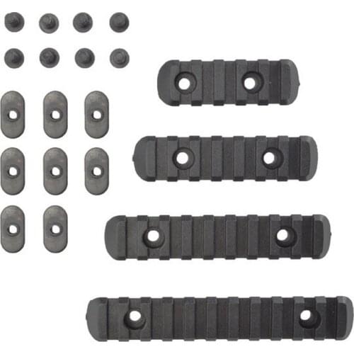 2 Sets Tactical Picatinny Rail For MOE M LOK M-LOK Airsoft Handguard Compatible with Fashlight Laser Sight