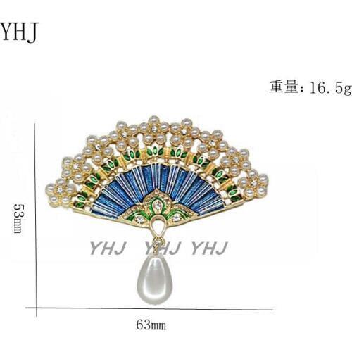 Decoration in Europe and America fashion accessories inlaid with Pearl Flower Chinese national style female pin
