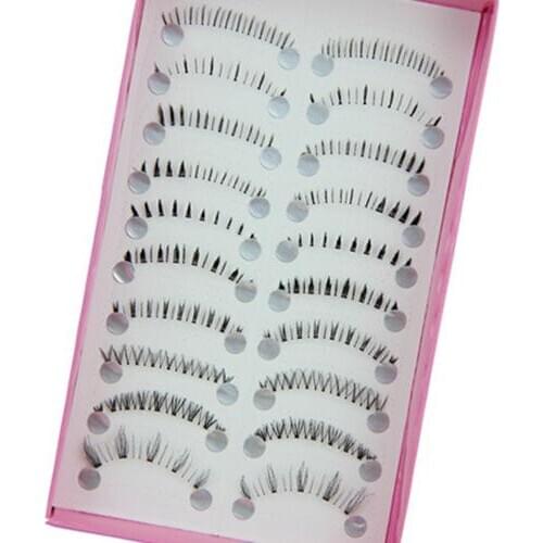 10 Pairs Different Style Lower Under Bottom Eye Lashes Extension False Eyelashes