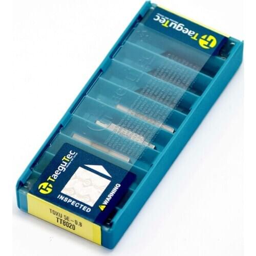 TDXU5E-0.8 TT8020 10pcs TaeguTec Turning or Grooving Inserts 100% original
