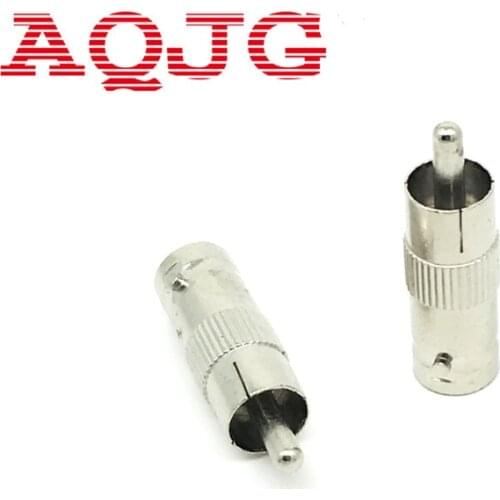 10x RCA Male to BNC Female Jack Connector Adapter Coupler Plug for CCTV Camera