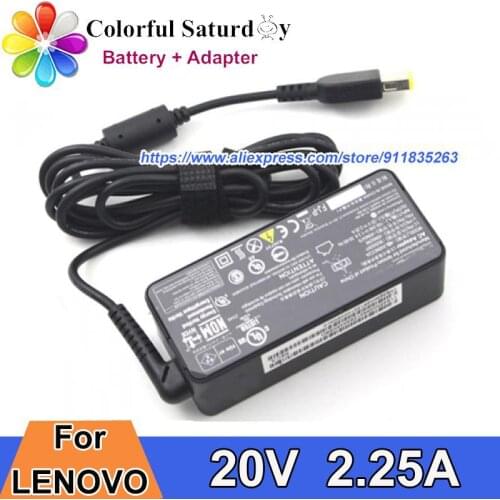 ADLX45NLC3A ADLX45NCC3A Laptop Power Adapter For LENOVO IDEAPAD FLEX 14 FLEX 3 11 T460 T470 20V 2.25A ADLX45NDC3A AC Adapter
