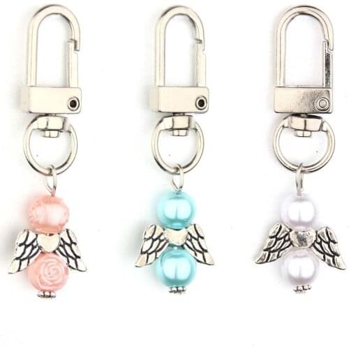 Baby Shower Gifts Party Favors Gift Ideas Wedding Favor Souvenir Gift Set Multi-Colored Antique Mini Angel Style Key Chain