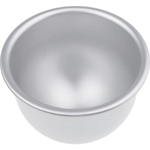 Big Size Balls Mould - Aluminum Hemisphere Pan Half Ball Sphere Bath Ball Cake Pan Tin Baking Mold Pastry Mould inner Size 11cm