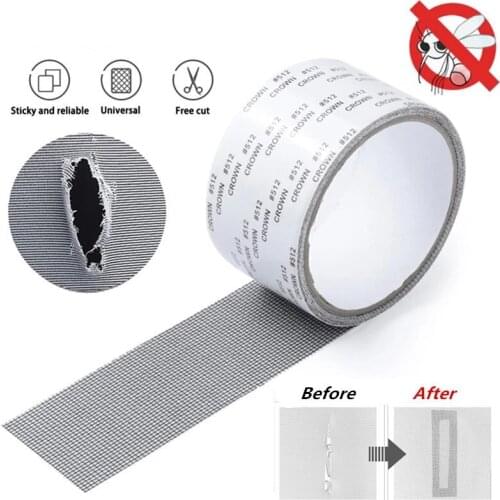 Screen Repair Tape Window Door Waterproof Patch Self-adhesive Anti-Insect Mosquito Broken Holes Repair Sticker Home Accessories