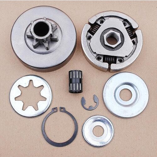 Clutch Drum 3/8 7 Tooth Rim Sprocket Needle Bearing Kit For Stihl 038 038AV MS380 MS381 Chainsaw Replacement Parts