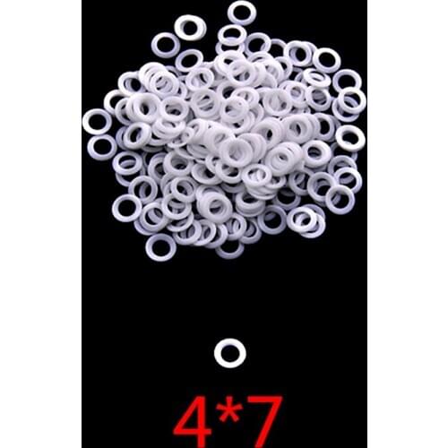 Naloy Washers 500pieces/lot Hairdressing Scissor Accessory Naloy Washers size 4*7mm Barber Salon Scissor Parts Naloy Gasket