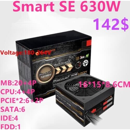 New PSU For Thermaltake(Tt) Brand Half Module ATX Silent Power Supply 530W/630W Power Supply Smart SE 530W Smart SE 630W