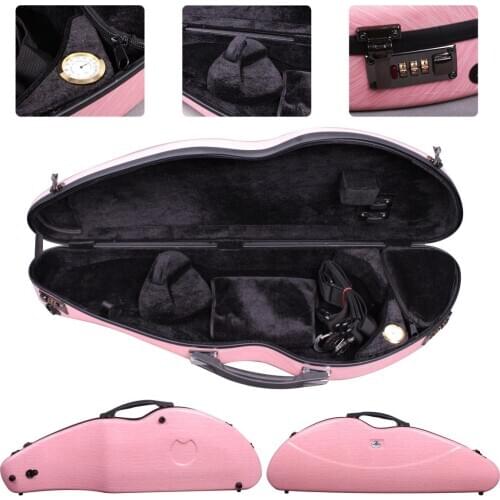 New style 4/4 violin case full size composite carbon fiber Two code lock 1.9kg